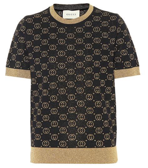 black and gold gucci sweater